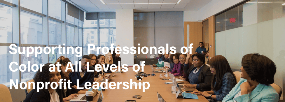 Supporting Professionals of Color at All Levels of Nonprofit Leadership