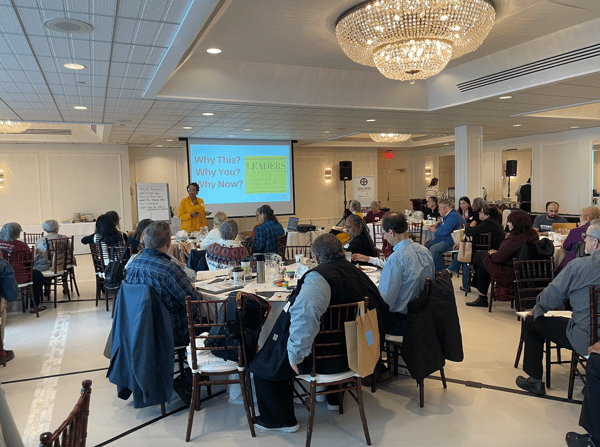 Vicki Clark captivating her audience!